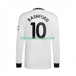 Camisola Manchester United Rashford 10 Homem Equipamento Segundo 2022-2023 Manga Comprida